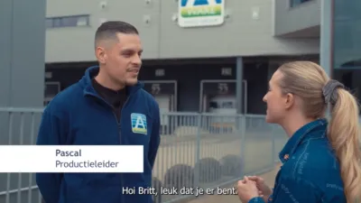 Pascal en Britt Dekker Productieleider